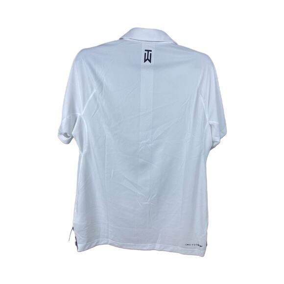 Nike Dri-FIT Victory White Tennis Polo Shirt Men’s Medium | Athletic Golf Top - Picture 3 of 9